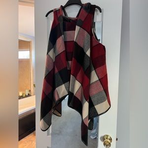 Plaid Poncho